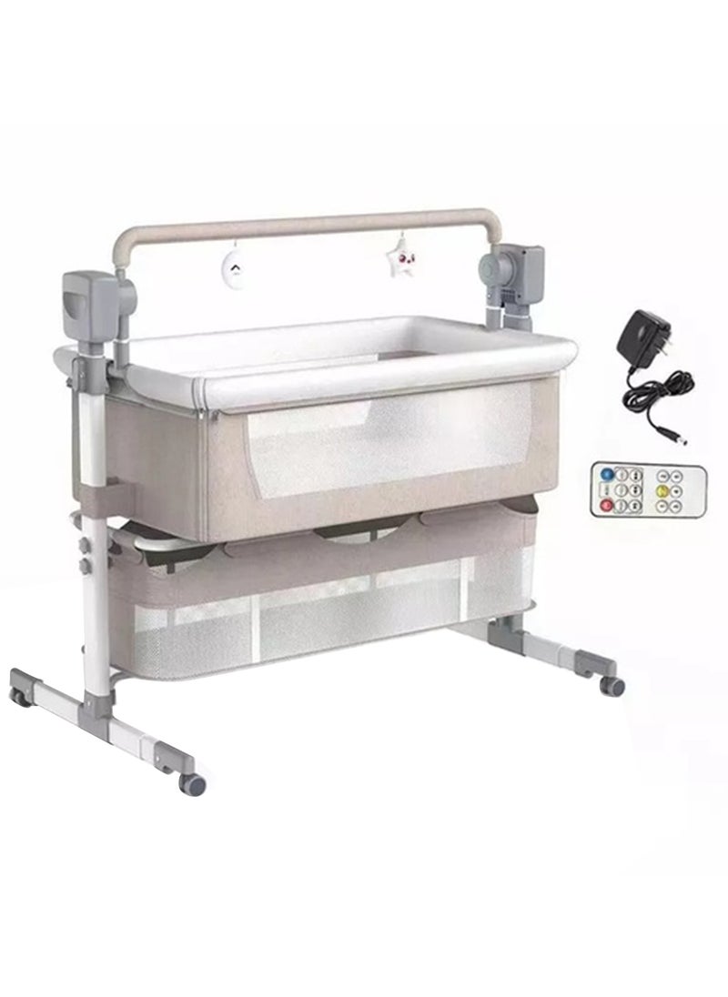 Baby Life - Automatic Swing Cot & Bedside Crib With Bluetooth - Image 1