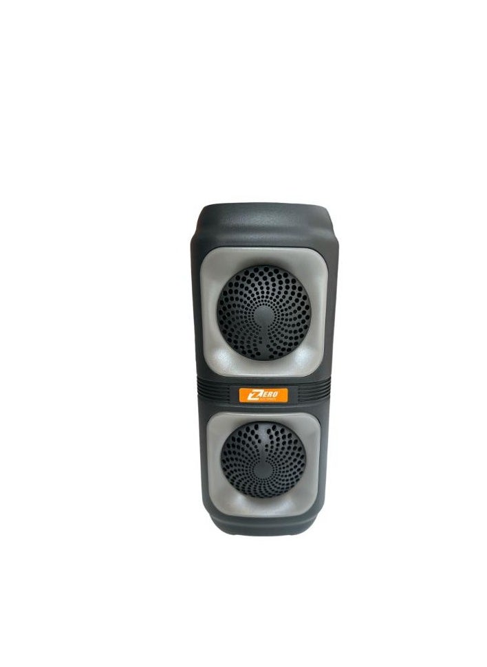 زيرو - مكبر الصوت ZR-640S 1.0 مع ميكروفون و بطارية - لون أسود - Image 1