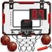 OCHIDO Indoor Basketball Hoop for Kids 5 6 7 8 9 10Years Old BoysMini Basketball Hoop Over The Door Mini Hoop with Electronic Scoreboard  3 BallsKids Basketball Hoop Sport Toys for Gift for Boys Age 510 - Image 4