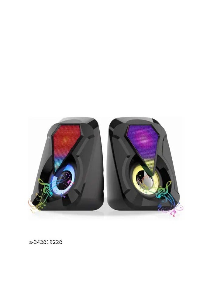 Smile gaming RGB usb pc speaker with lights  - Image 5