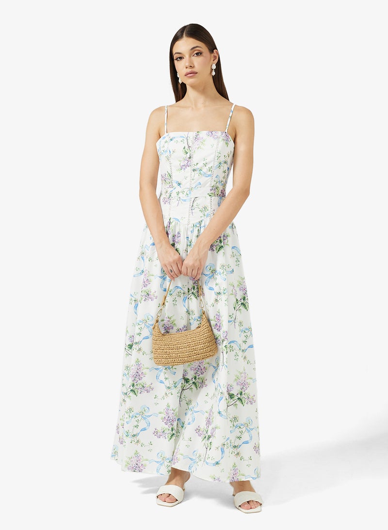 ايلا فستان بطبعة زهور - Image 1