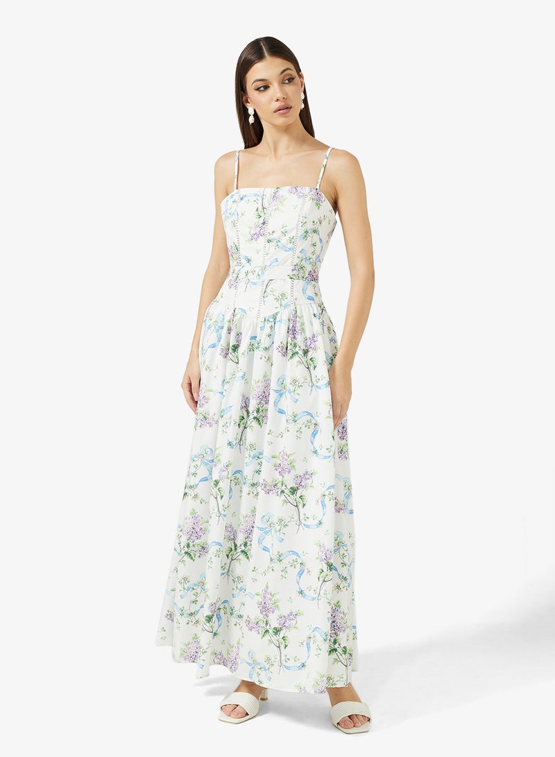 ايلا فستان بطبعة زهور - Image 4