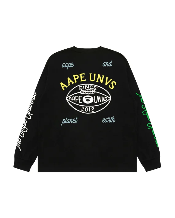 AAPE AAPEUNVS graphic long sleeve tee