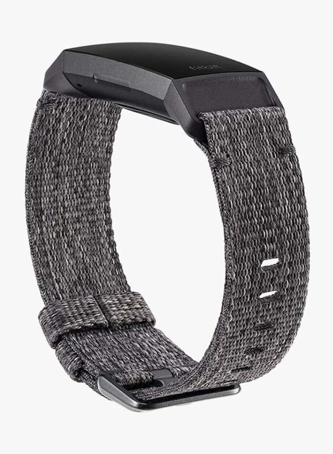 Fitbit Woven Band For Fitbit Charge 3/4 Charcoal Grey - Image 2