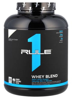 Rule One Proteins Whey Blend Protein Powder Drink Mix Vanilla Ice Cream 4.95 lb (2.24 kg) 