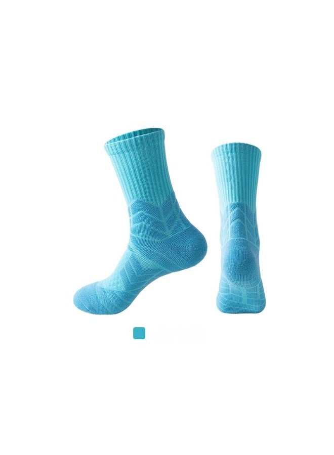 KUYING Fashion Anti Slip Breathable Sports Socks Three Piece Set 