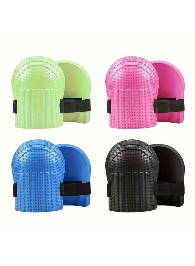 Thickened Anti Slip EVA Foam Knee Pads Moisture Resistant For Tile Work Black - Image 2