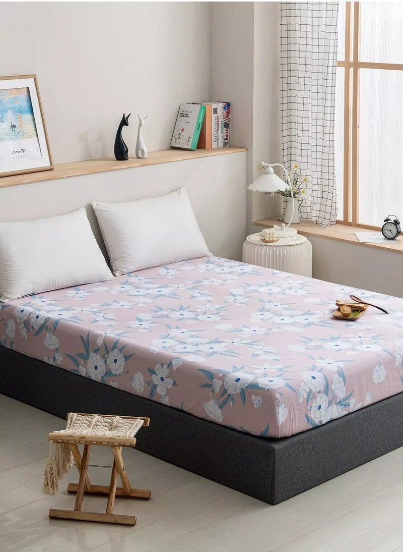 Generic Floral Pattern Fitted Sheet  - Image 3