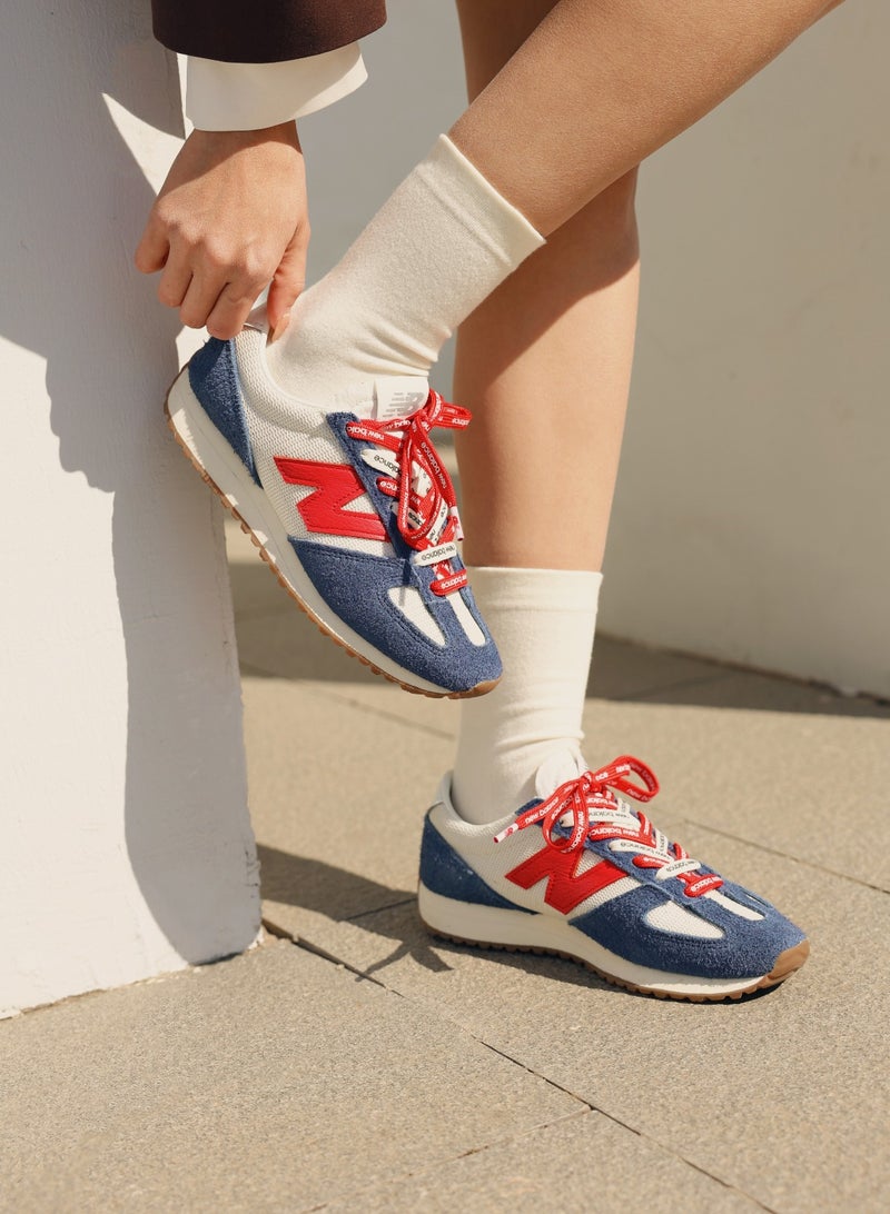 New Balance 471 Casual Athlesiure Colorblock Sneakers Blue/White/Red For Women/Men/Students - Image 2