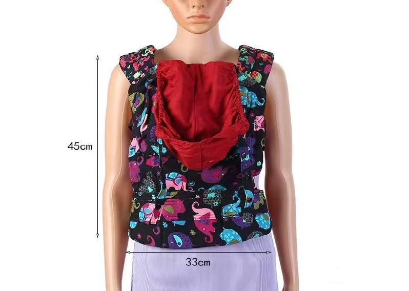 Moppets Ergonomic Baby Sling Carrier Wrap Cotton, Breastfeeding and Stroller Cover Adjustable for Newborn Baby up to 15kg - Special Carrier/Sling for PREMIE Babies (Pink Cotton) - Image 2
