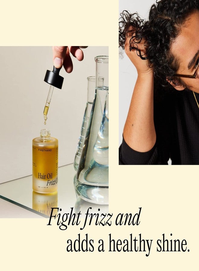 Firsthand Supply Hair Oil for Frizzy Hair - Lightweight Moisturizing Hair Oil - Natural Oils with Plant-Based Keratin - Non-Toxic Ingredients for Shine & Scalp Hydration - 1.7oz Travel Size - Image 4