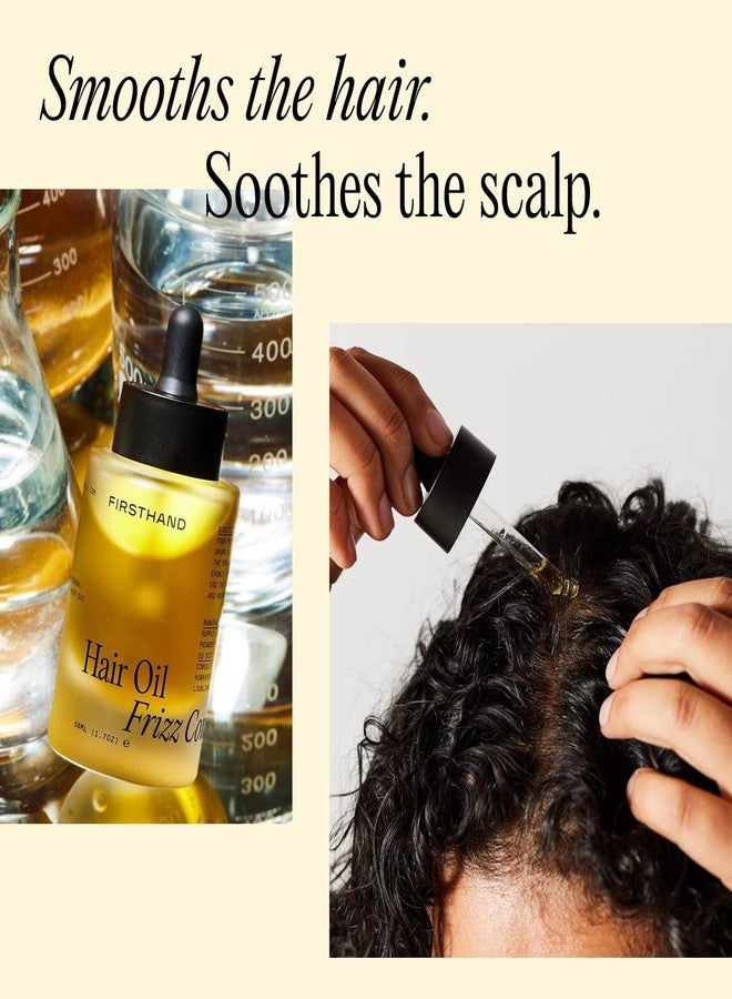 Firsthand Supply Hair Oil for Frizzy Hair - Lightweight Moisturizing Hair Oil - Natural Oils with Plant-Based Keratin - Non-Toxic Ingredients for Shine & Scalp Hydration - 1.7oz Travel Size - Image 5
