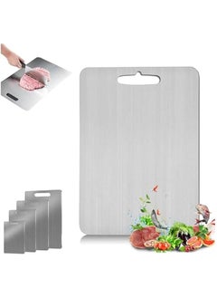 Beauenty Titanium Cutting Board, Titanium Cutting Board, Taima Cutting Board Titanium, Stainless Steel Cutting Board, Food Grade Cutting Board, Stainless Steel Food Chopping Board (28 * 39cm)  - Image 1