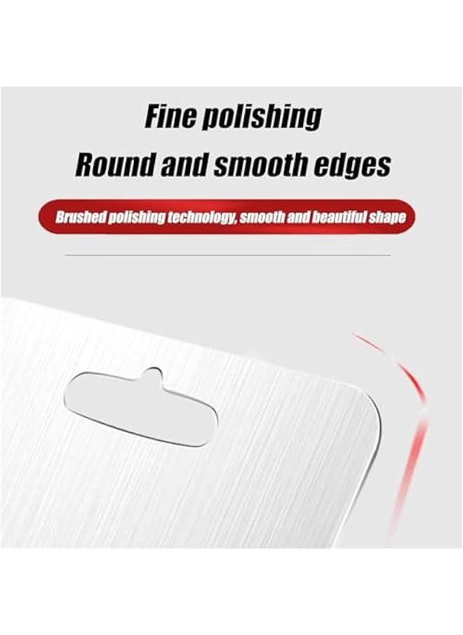 Beauenty - Titanium Cutting Board, Titanium Cutting Board, Taima Cutting Board Titanium, Stainless Steel Cutting Board, Food Grade Cutting Board, Stainless Steel Food Chopping Board (28 * 39cm) - Image 1