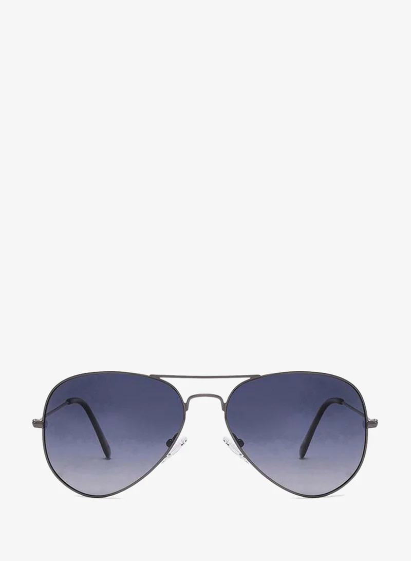 Vincent Chase Vincent Chase By Lenskart | Full Rim Aviator Frame Polarized | UV Protected Sunglasses | Men & Women | Medium | Grey | VC 5158/P