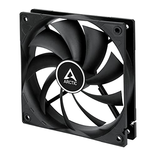 ARCTIC F12 - PC Fan, 120mm Standard Case Fan, Low Noise, Quiet Motor, Computer, Fan Speed: 1350 RPM - Black - Image 1