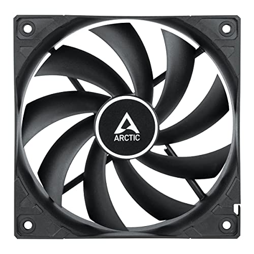 ARCTIC F12 - PC Fan, 120mm Standard Case Fan, Low Noise, Quiet Motor, Computer, Fan Speed: 1350 RPM - Black - Image 2