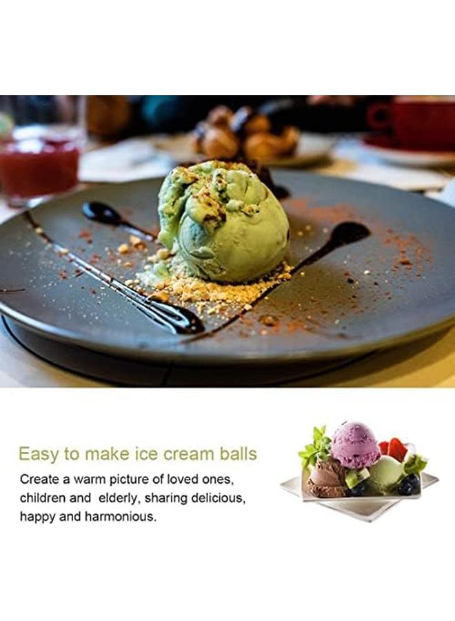 ECVV Ice Cream Scoop Heavy Duty Stainless Steel Icecream Scooper Metal Ice Cream Spade For Gelato Cookie Dough And Pies Dishwasher Safe - Image 4