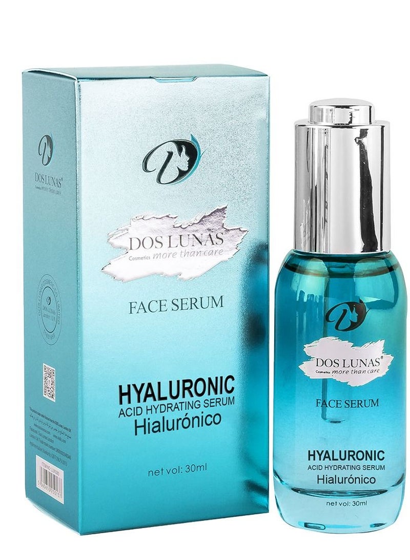 Dos Lunas Hyaluronic Acid Anti-aging Serum, Hydrating Face Serum, All Skin Types 30 mL - Image 1