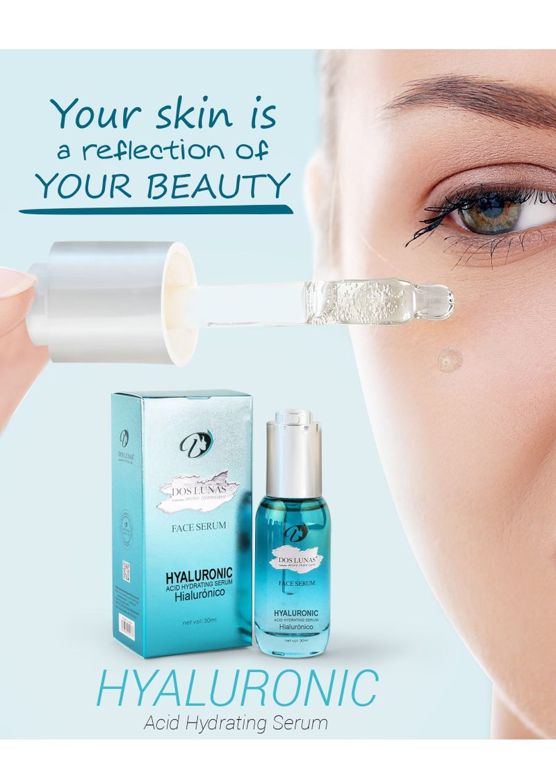 Dos Lunas Hyaluronic Acid Anti-aging Serum, Hydrating Face Serum, All Skin Types 30 mL - Image 4