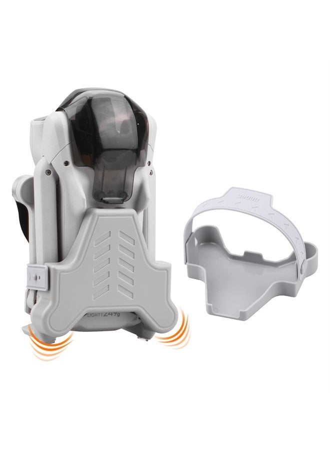 HeiyRC Mini 3 / Mini 3 Pro Propeller Holder,Prop Guard Strap Protector Stabilizer for DJI Mini 3 Series RC Drone Accessories(Grey) - Image 1