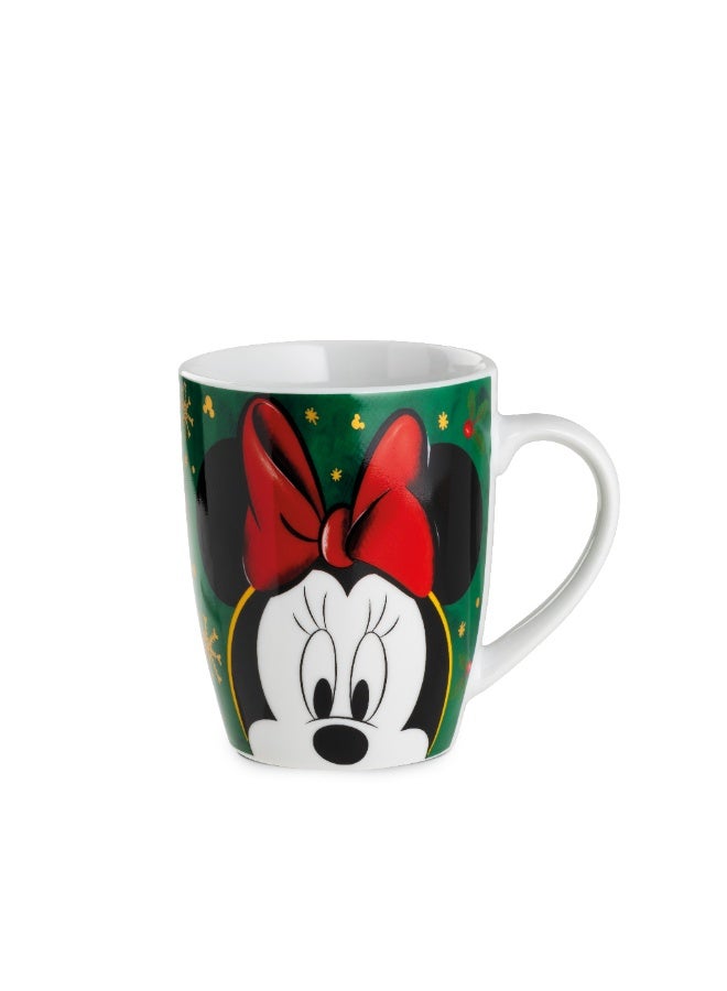Egan Winter Magic Mug 430 ml – Premium Porcelain Disney Cup | Festive Holiday Mug for Coffee, Tea & Hot Chocolate | Microwave & Dishwasher Safe (MINNIE MOUSE)