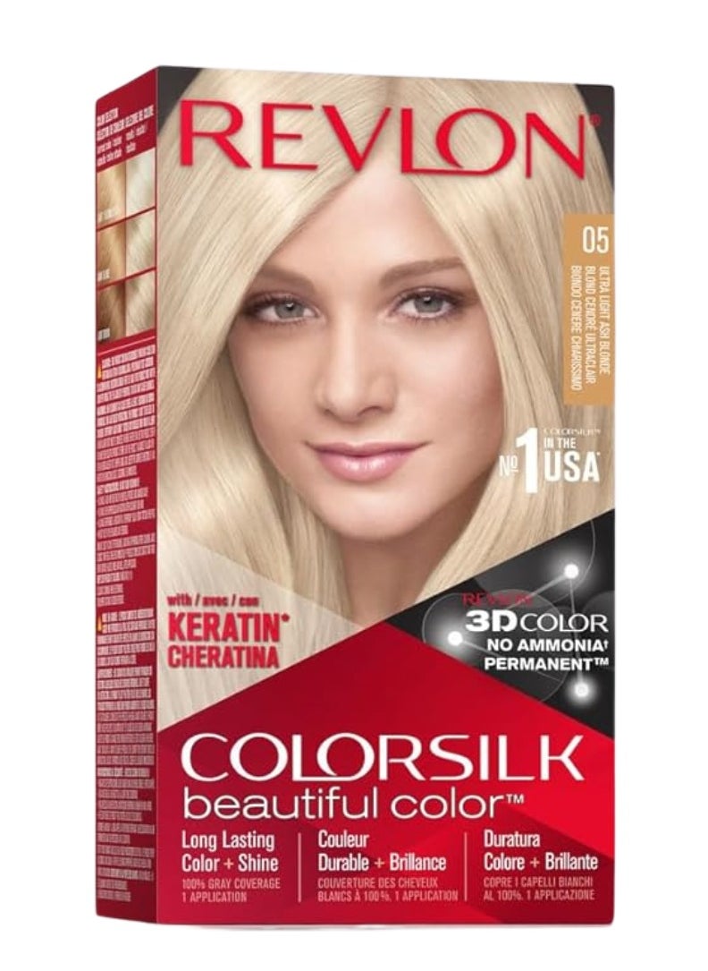 Revlon - Revlon Color Silk -Ultralight Ash Blonde 05 - Image 1