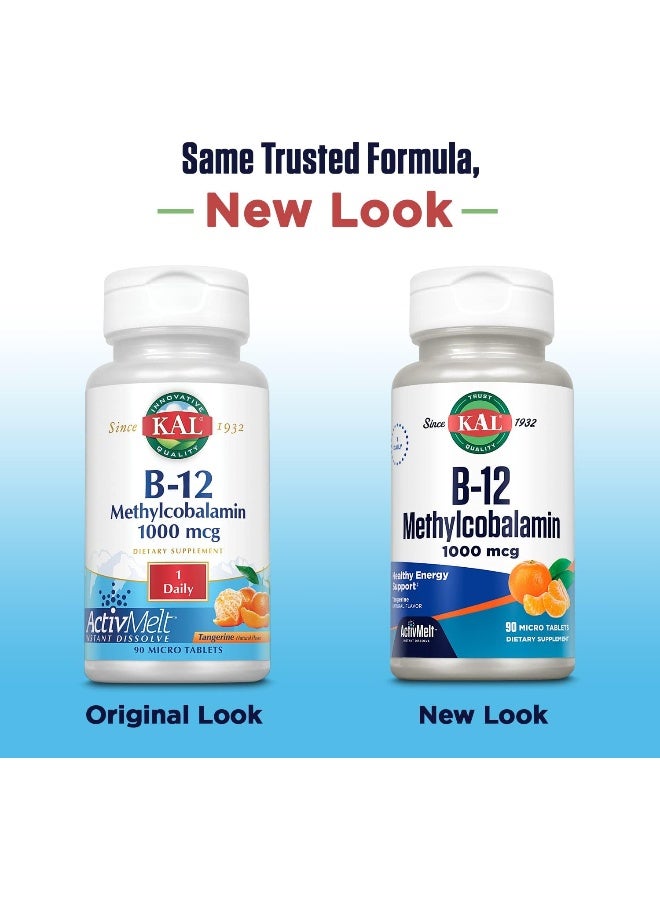 KAL B-12 Methylcobalamin 1000 mcg Tablets for Adults - Image 2