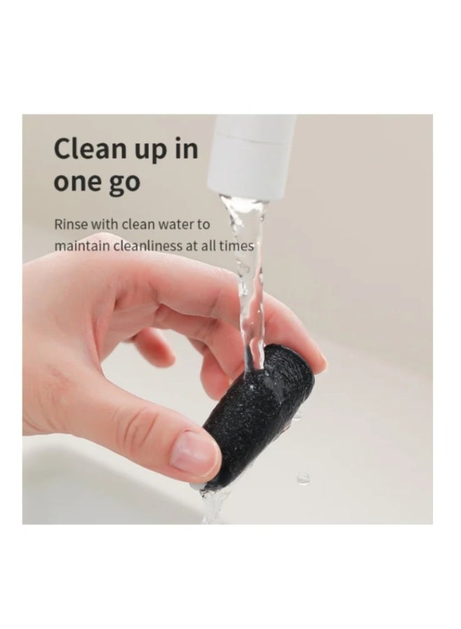 مزيل مسامير القدم الكهربائي، مبرد قدم محمول قابل لإعادة الشحن مع رأسَي طحن (خشن وناعم)، سرعتان قابلتان للتعديل لإزالة الجلد الخشن وتشقق الكعب والمسامير – وردي - Image 4