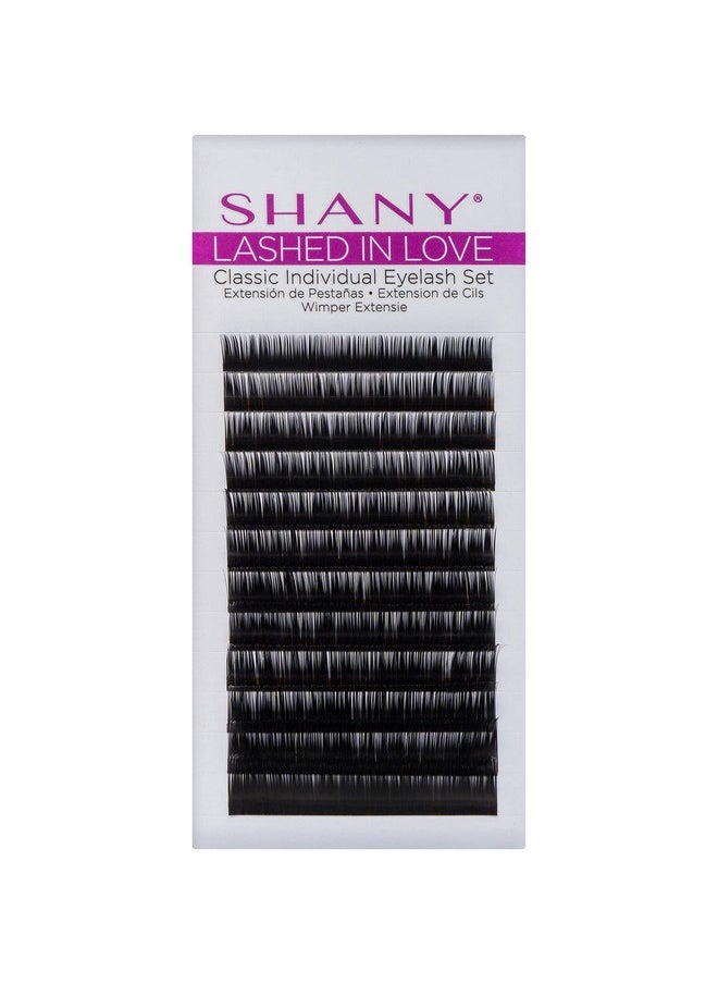 Shany Lashed In Love Classic Individual Eyelash Set Individual 3D Voluminous & Weightless Lash Extensions 0.07Mm Black  - Image 2