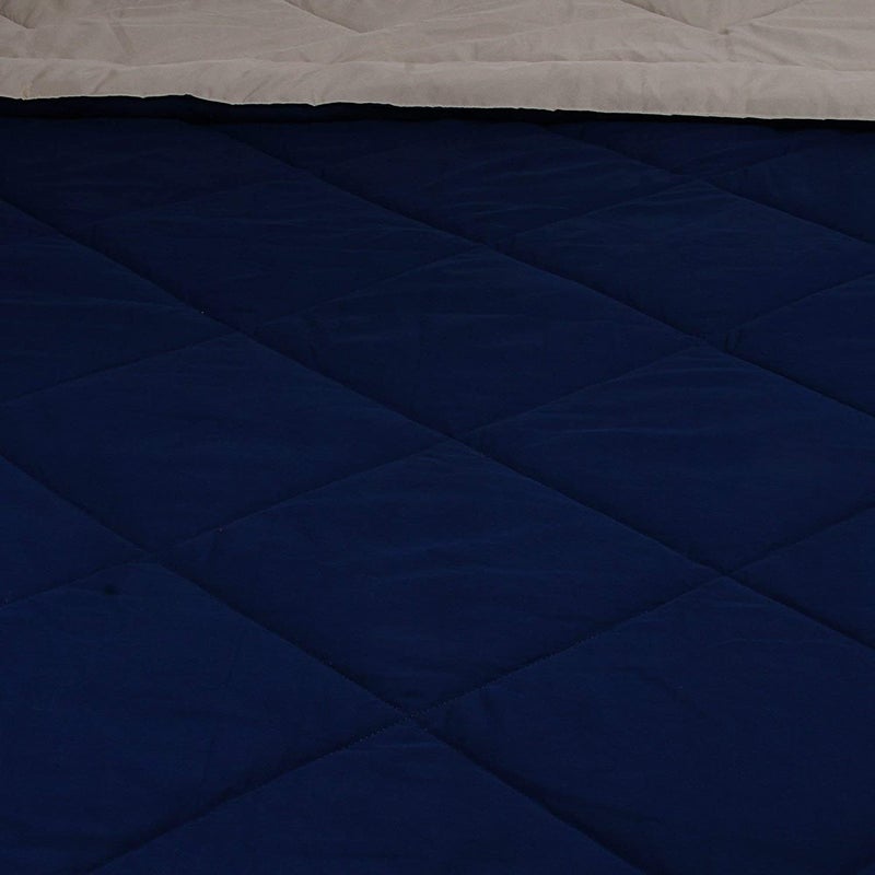 Gangauri Creations Gangauri Creations All Season Microfiber Reversible Duvet Blanket AC Comforter Special for All Seasons King Size 90100 Blue Grey  - Image 4