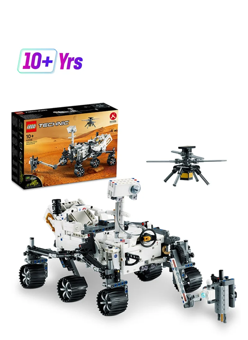 LEGO Technic NASA Mars Rover Perseverance 42158 Building Toy Set for Kids Aged 10+; A Project for Kids Who Love Science; Comes with AR App Experience and a Replica Ingenuity Helicopter (1,132 Pieces)