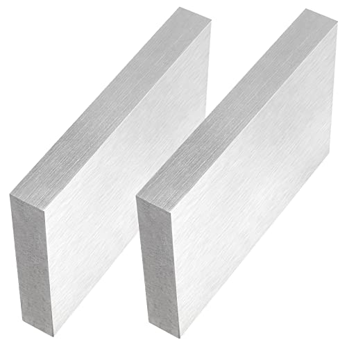 PINGEUI 2 PCS 6 x 4 x 4/5 Inch Steel Bench Block, Wire Hardening and Wire Wrapping Tool, Metal Bench Block for Jewelry Making, Stamping, Hammering, Flattening - Image 5