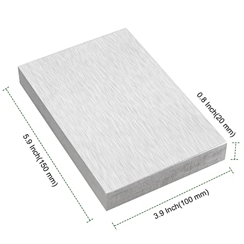PINGEUI 2 PCS 6 x 4 x 4/5 Inch Steel Bench Block, Wire Hardening and Wire Wrapping Tool, Metal Bench Block for Jewelry Making, Stamping, Hammering, Flattening - Image 2