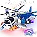 choopheme Helicopter Toy for Toddlers With Lights And Sounds 360Freedom And Operated Automatic Bump Autism Sensory Light Up Toys Airplane for Toddler Boy Toys 3 4 5 Year Old Up Boy Girl Birthday Blue - Image 3