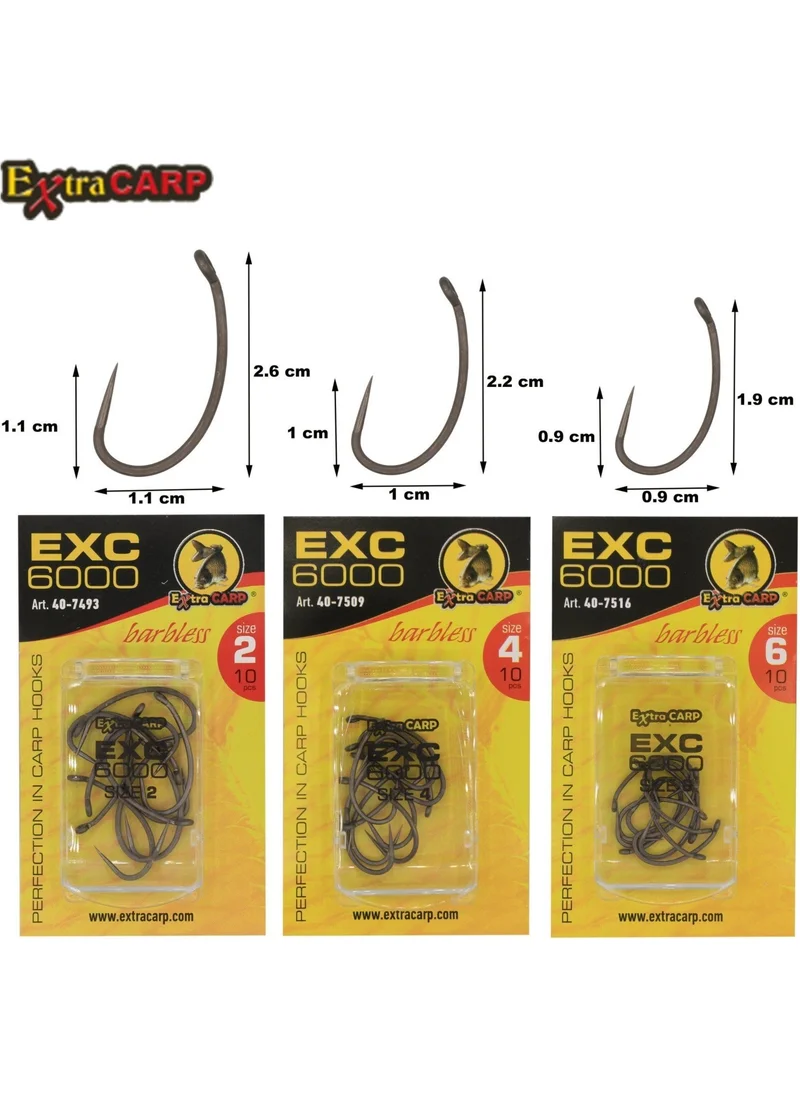 Extra Carp Hooks Exc 6000 4