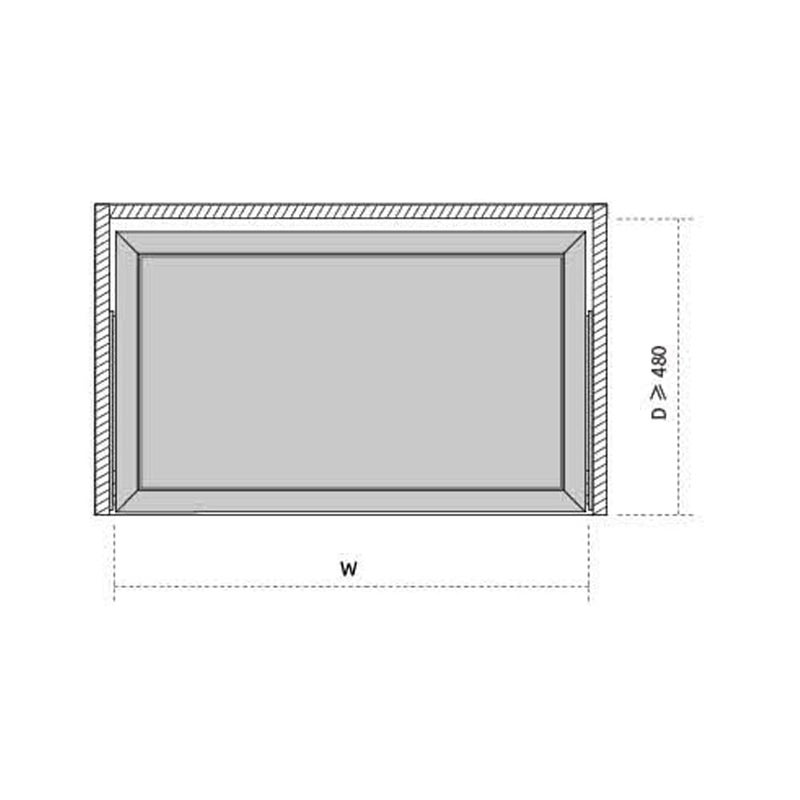 Volo VOLO Pull Out Shorting BoxAluminum Alloy Pull Out Classification Box Front End Metal Panel Pulled Out Quietly and Completely Size 900mm - Image 3