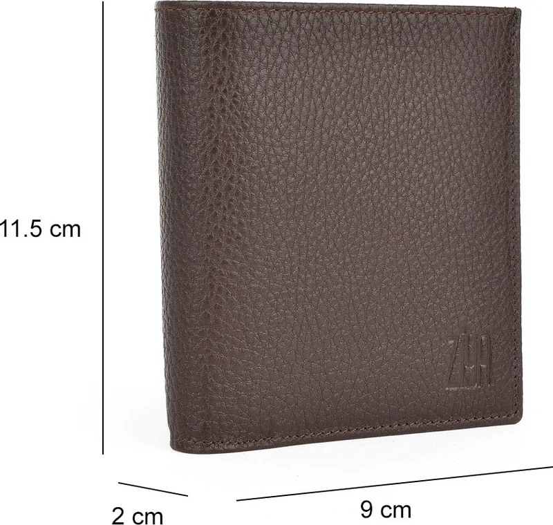 Ziya Men's Leather Wallet 1519841ZD03 Brown