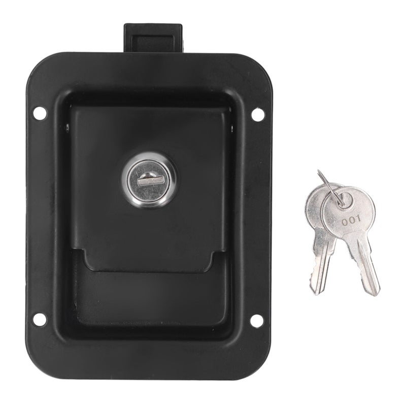 Travel Trailer Lock Heavy Duty Stainless Steel Versatile Flush Mount Toolbox Lock for Cabinet RV Truck - Image 1