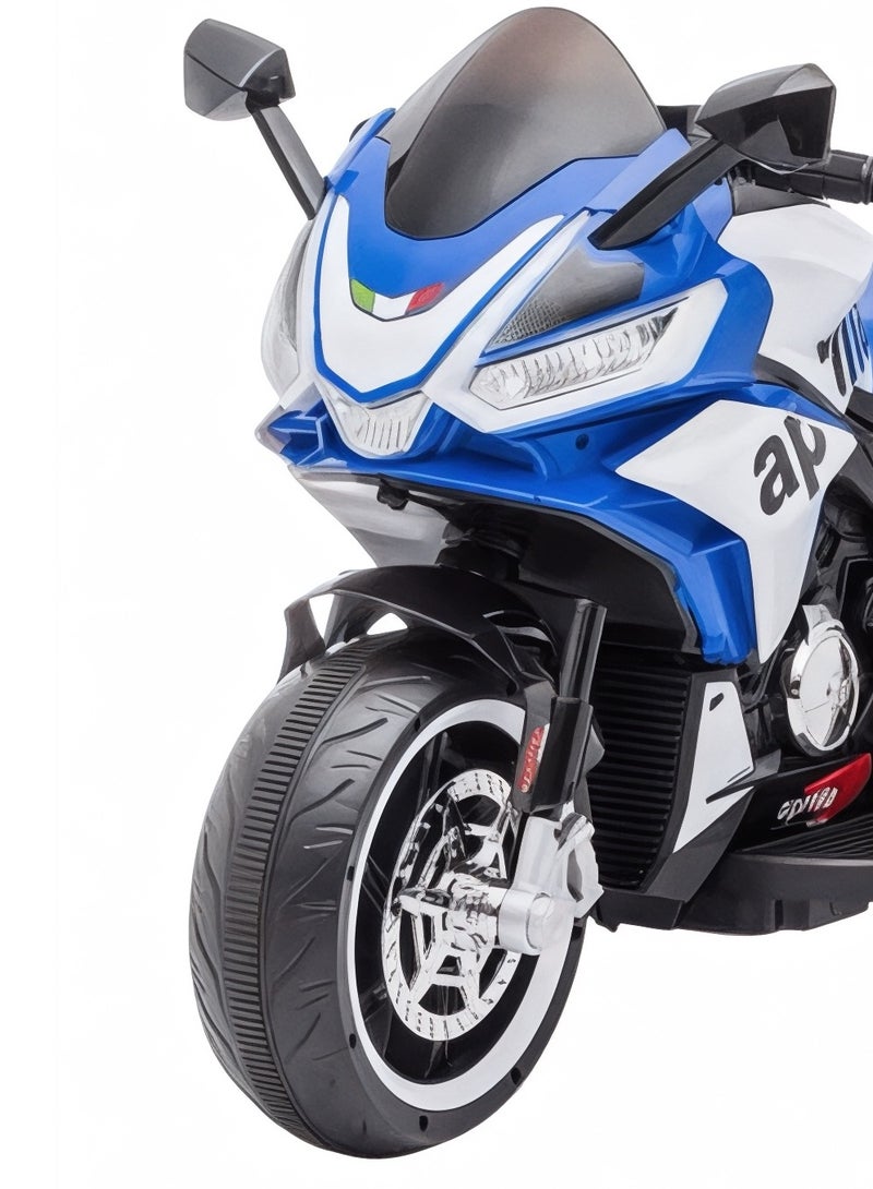 Cute ninos Realistic Design Kids Electric Sports Bike with 2 Powerful Motors and Dual Control with Light and Music - Image 2
