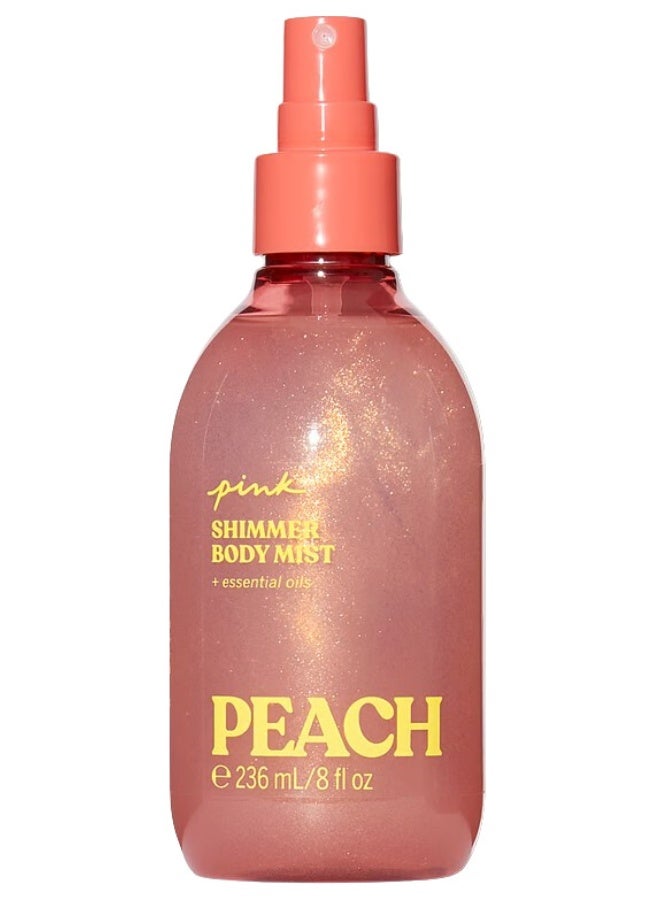 PINK Peach Shimmer Body Mist 236ml