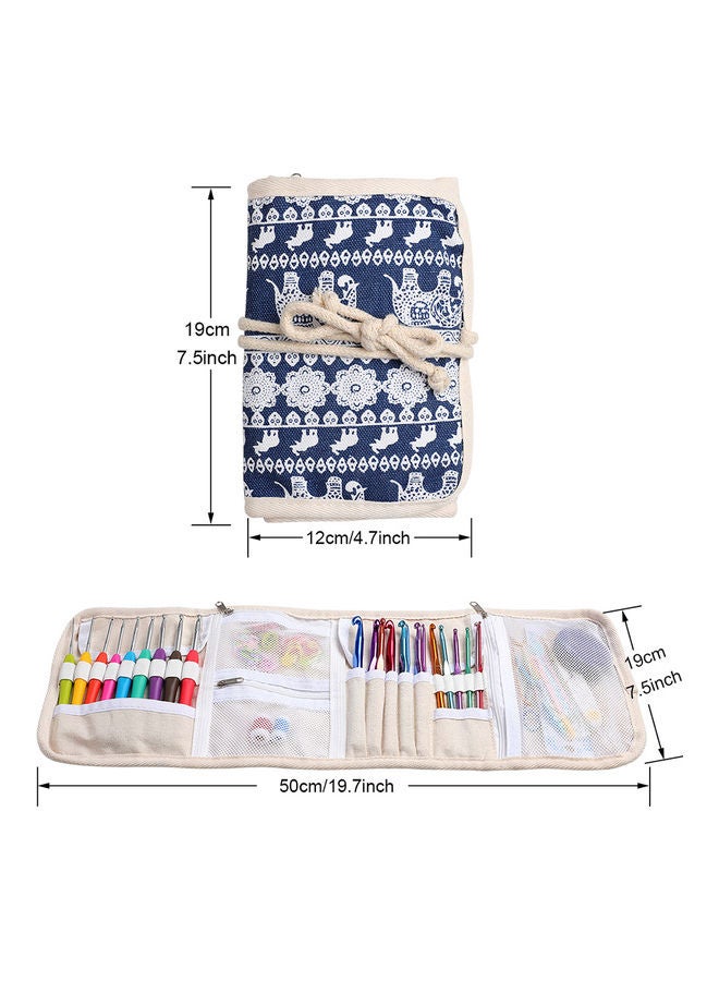 Loquat 65-Piece Crochet Hooks Set with Storage Bag Kit Multicolour  - Image 1