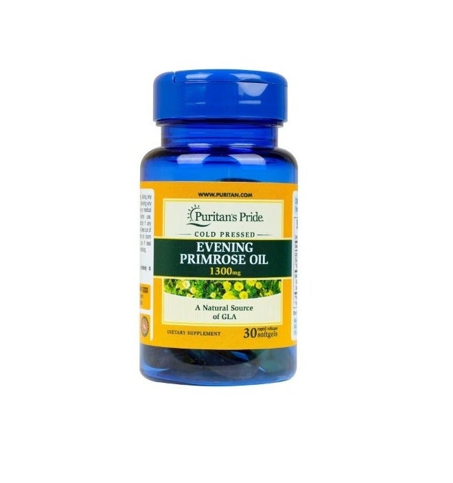 Puritan's Pride Evening Primrose 1300mg 30 Softgels