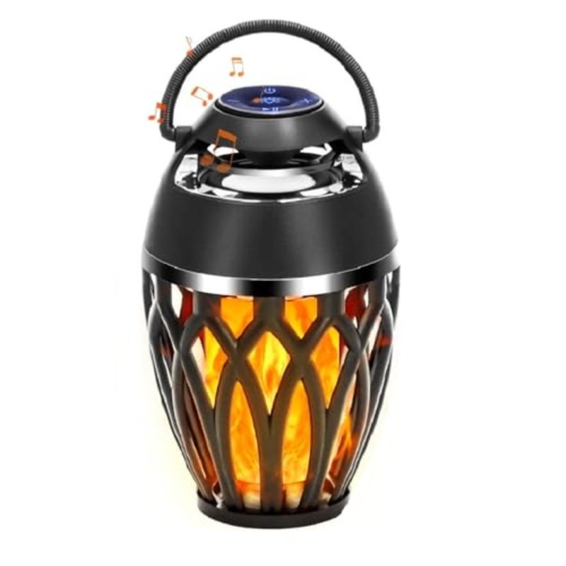 s Outdoor Bluetooth Speakers, Bluetooth 5.0 Led Flame Speaker, IPX5 Waterproof Flame Torch Atmosphere Speaker, Flame Lamp, Gifts for Men Women, Decorations for Party Garden Patio - Image 4