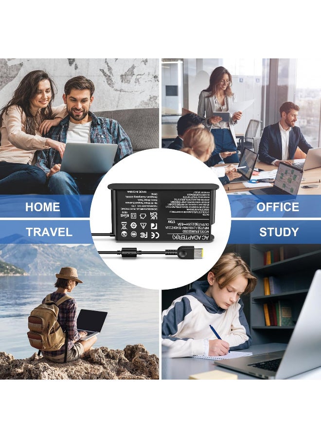 170W Charger Slim Compatible with Lenovo LOQ 15IAX9 15IRX9 15ARP9 15IRX10 Legion Slim 5 5i Yoga Pro 9i ThinkPad P15 P16 P17 IdeaPad Pro 5 20V 8.5A AC Adapter Laptop Power Supply - Image 4