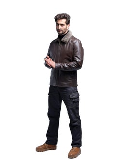 Generic Top leather (v1) Men's Genuine lambskin Leather Jacket Premium Quality 10 years Warranty  - Image 2
