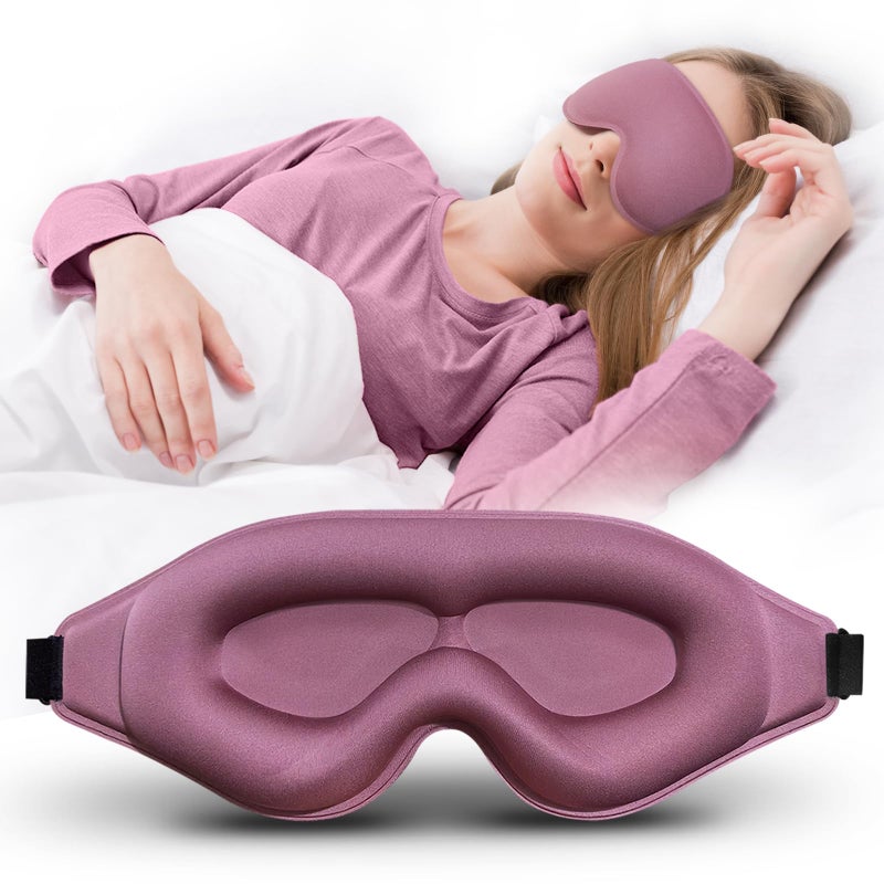 Clbxzwc 3D Advanced Eye Mask for Sleeping Ultra Delicate Soft Skin Friendly Eye mask100 Blackout Sleep Eye Mask for Sleep Eyelash Extension Sleep mask Sleeping Eye Masks for Men and Women