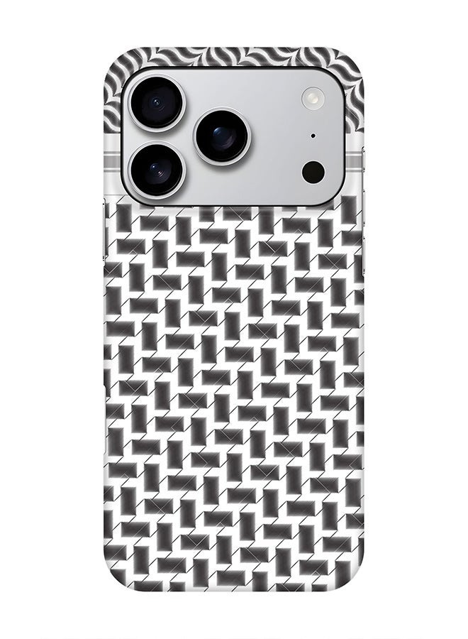 Stylizedd For iPhone 17 Pro,Case, [Compatible with MagSafe] Magnetic cover Slim fit Protection Matte, - Shemag (Black)