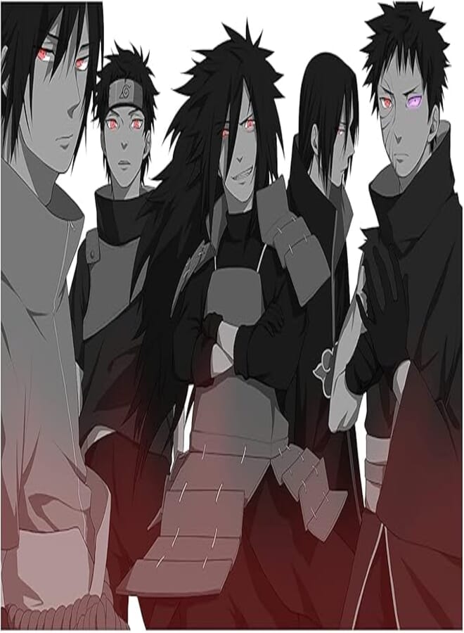 Naruto Shippuden Anime (Uchiha Clan) 70cm X 50cm sticker poster