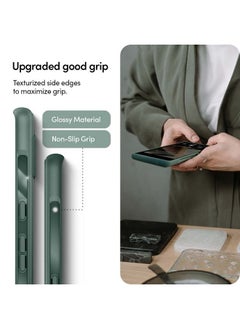 CYRILL CYRILL Spigen Stone Compatible for Google Pixel 7 Pro Case 5G (2022), Flexible Protective TPU with Smooth Matte Finish and Full Body Protection - Kale  - Image 5